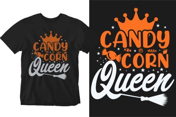 Candy Corn Queen Graphics & T-Shirt Designs