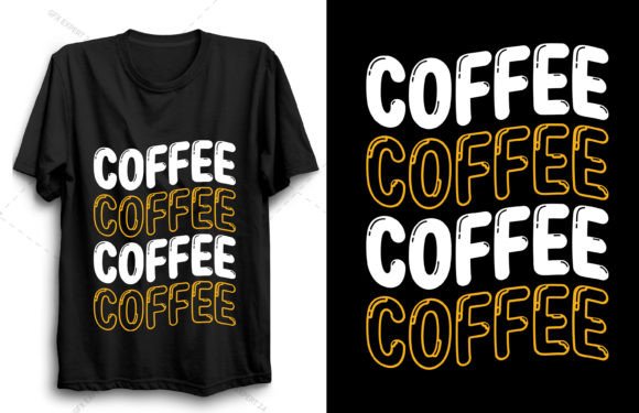 Coffee T-Shirt Design Free Graphics for Handmade Business