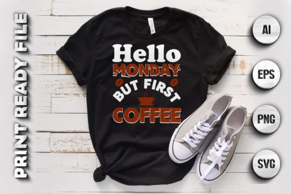 Coffee T-Shirt Design: Graphics for T-Shirt Designs