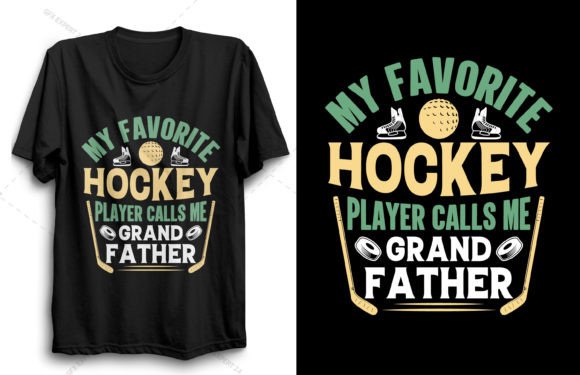 Hockey T-Shirt Design Graphics for T-Shirt Designs