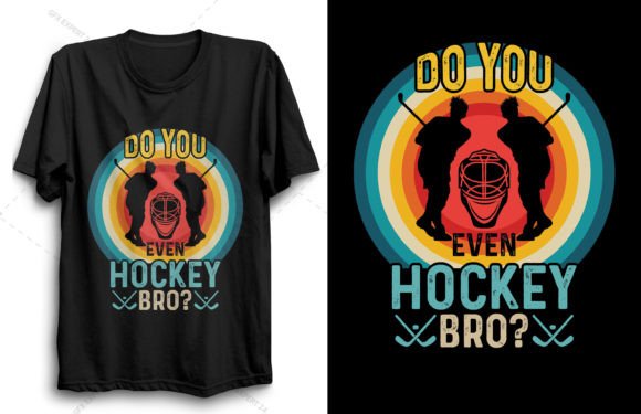 Hockey T-Shirt Design Graphics for T-Shirt Designs