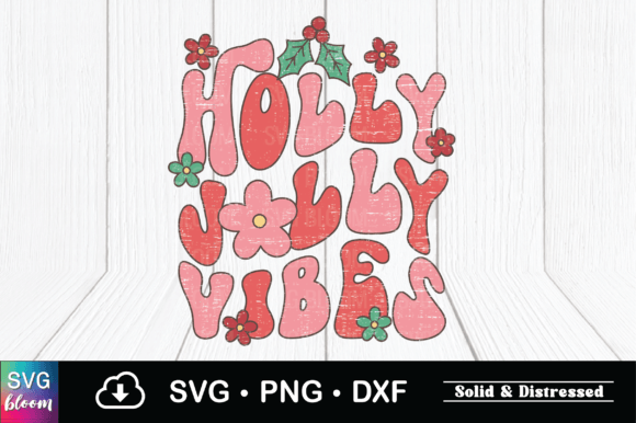 Retro Holly Jolly Vibes Sublimation