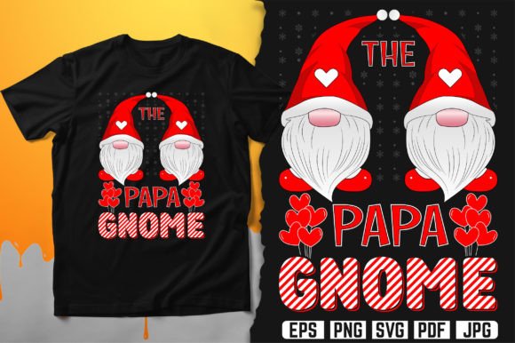 The Papa Gnome Christmas T-Shirt Design: Graphics That Deliver Holiday Charm
